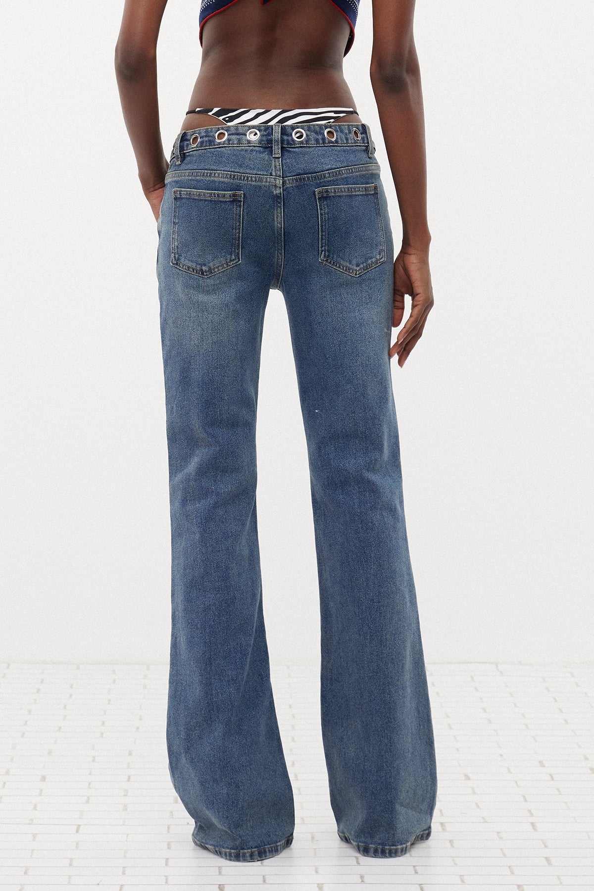 Erni Eyelet Jeans