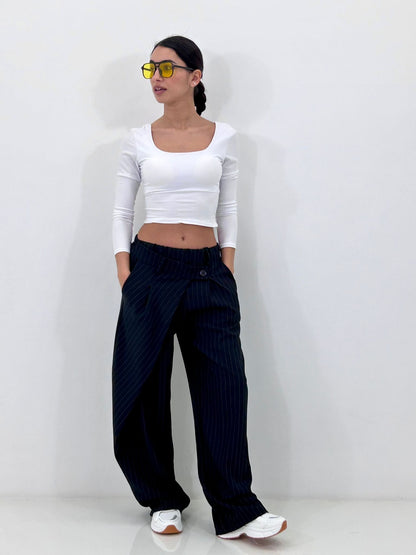 PANTALONE PINSTRIPE NEW P/E26