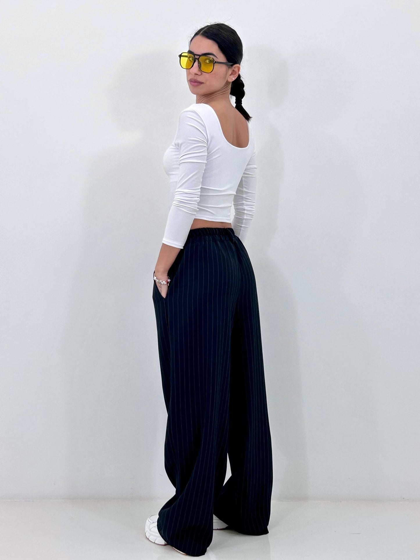 PANTALONE PINSTRIPE NEW P/E26