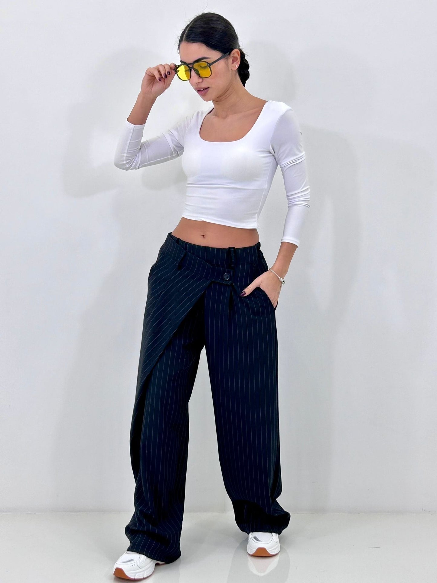 PANTALONE PINSTRIPE NEW P/E26