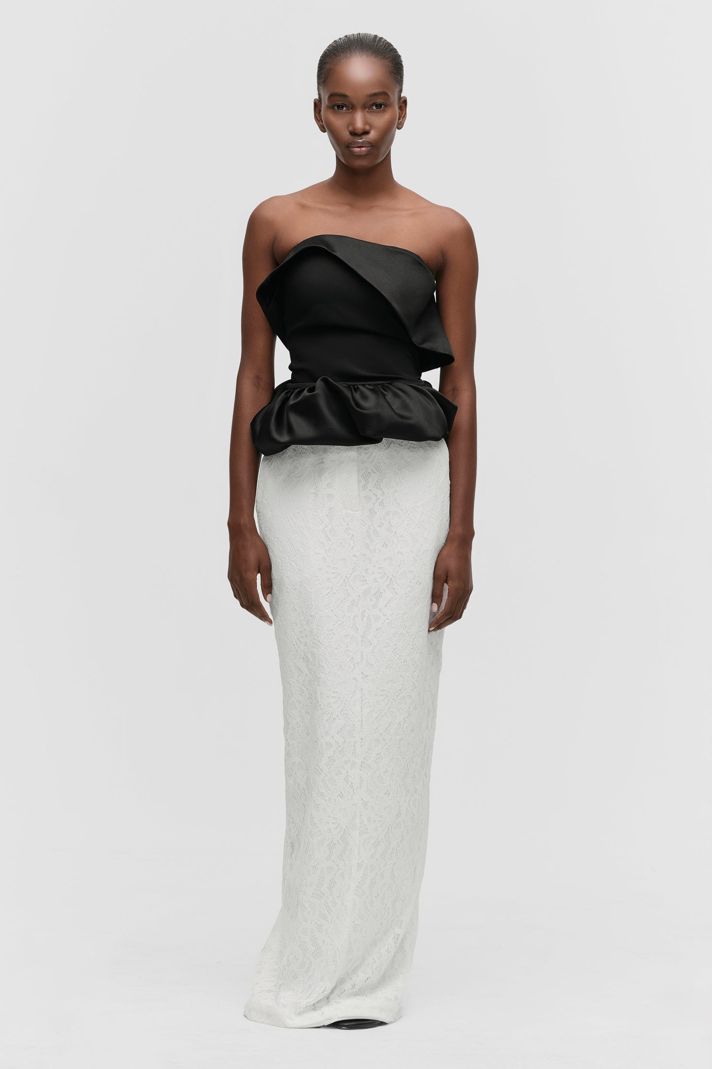 Notte Scultura Peplum Top