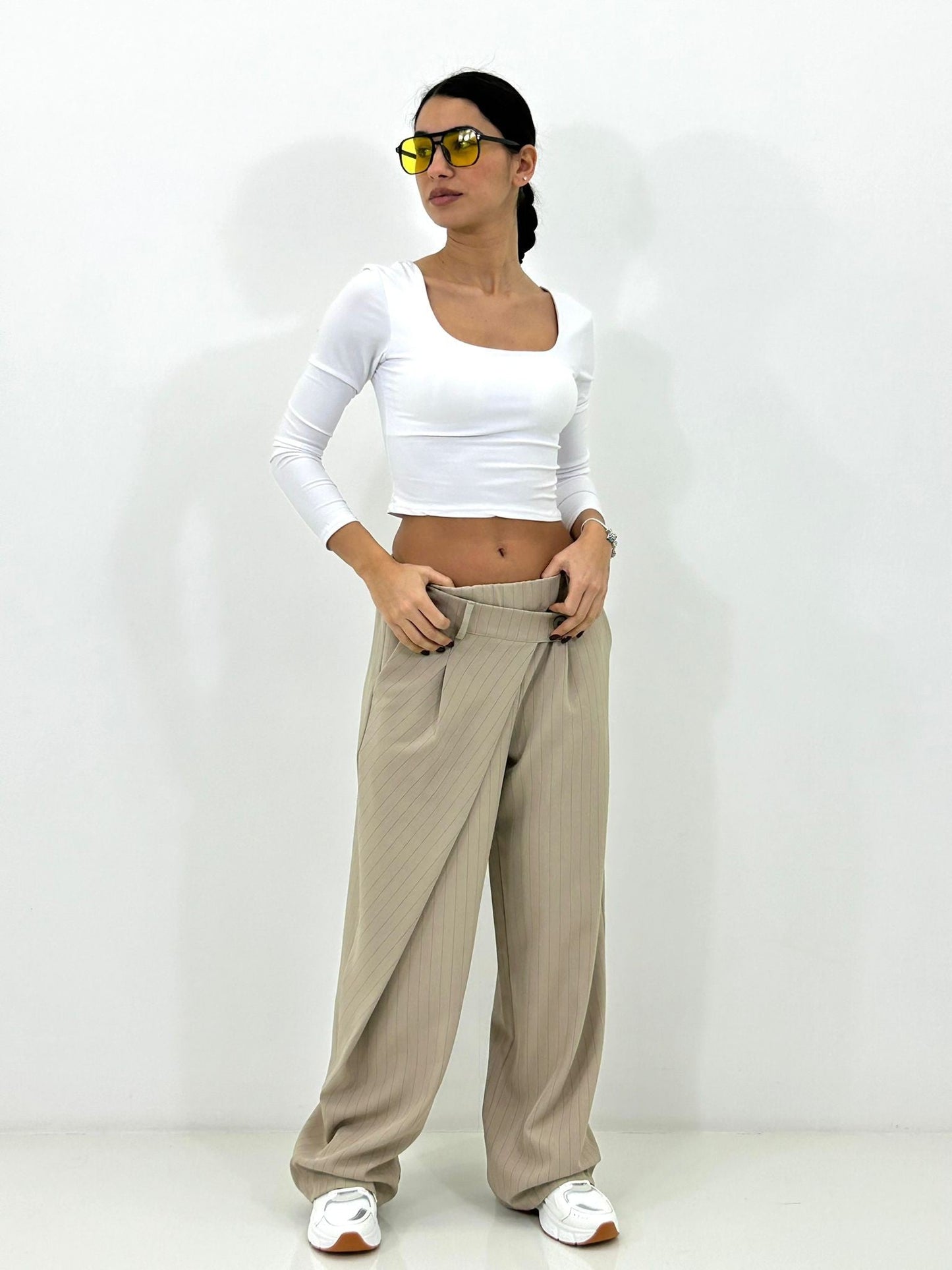 PANTALONE PINSTRIPE NEW P/E26