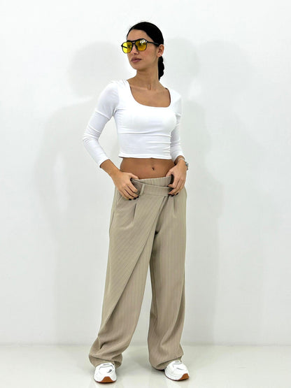 PANTALONE PINSTRIPE NEW P/E26