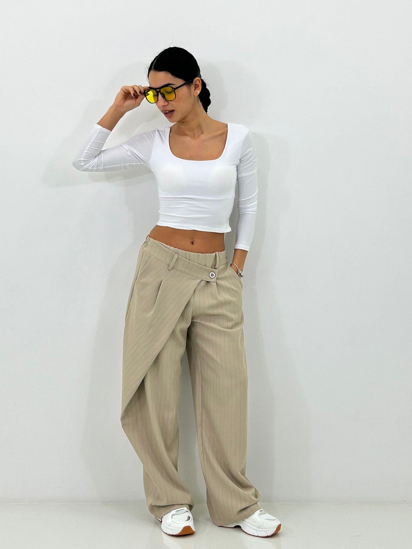 PANTALONE PINSTRIPE NEW P/E26