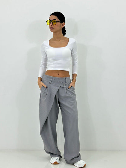 PANTALONE PINSTRIPE NEW P/E26