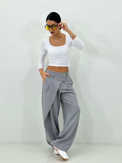 PANTALONE PINSTRIPE NEW P/E26