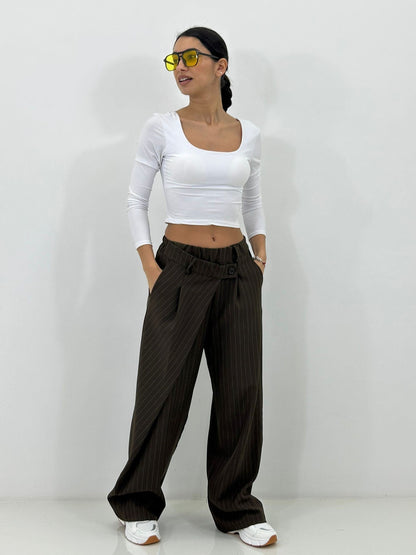 PANTALONE PINSTRIPE NEW P/E26