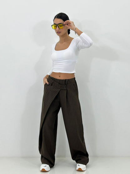 PANTALONE PINSTRIPE NEW P/E26
