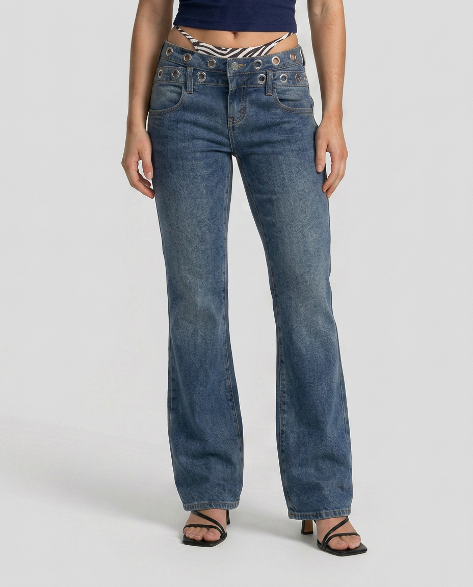 Erni Eyelet Jeans